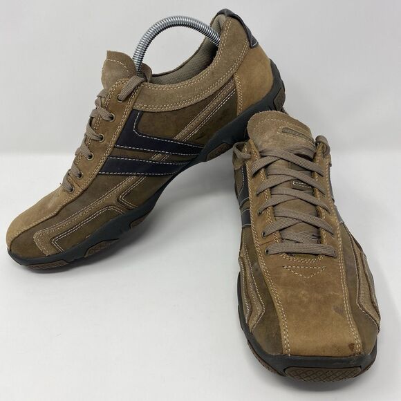 Skechers Men 11.5 Orton Leather Lace Up Brown Casual Oxford Shoe 62861 Y2K Retro main image 9